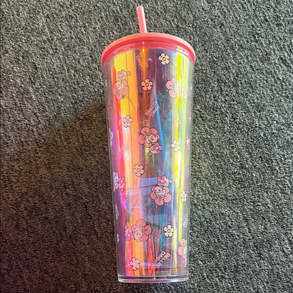 Unicorn Tumbler with Straw